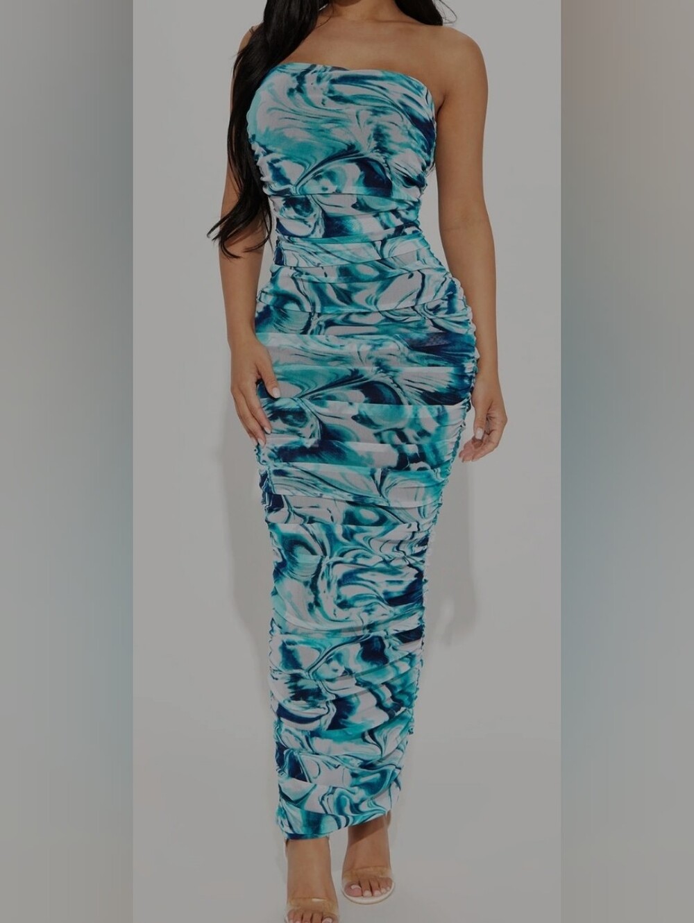 Mesh Maxi Dress